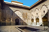 Marrakech - la Madrasa di Ben Youssef, il patio centrale 